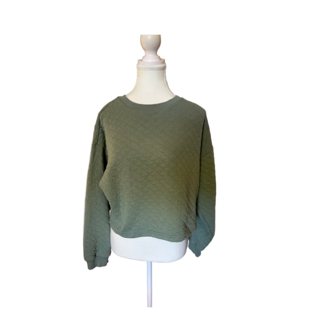 Roxy Seafoam Green Quilted Top Size XS